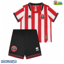 Sheffield United Hjemmedraktsett Barn 2025-26 Kortermet (+ Korte bukser)